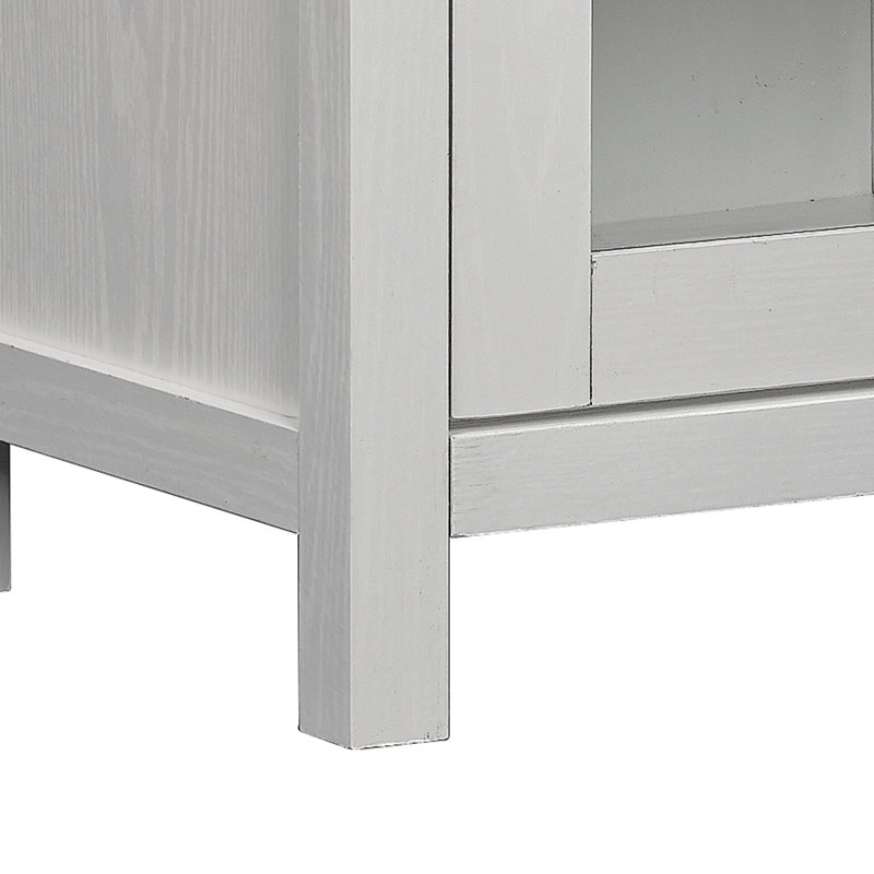 Zipcode Design™ Southington TV Stand for TVs up to 60" with Electric Fireplace Included